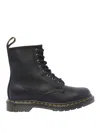 Dr. Martens Woman Ankle Boots Black Size 7 Leather In Black