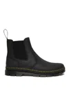 Dr. Martens Elastic-panel Leather Boots In Black