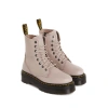 Dr. Martens Jadon Iii Boot Pisa Leather Platforms Boots In Beige