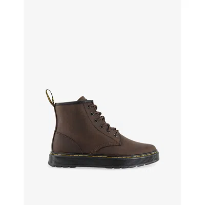 Dr. Martens K Brown Crazy Horse Brookline Chukka 6-eye Leather Boots Eur 44 / 10 Uk