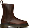 Dr. Martens Amaayah Lo Leather Boots In Butterscotch Orleans