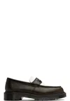 Dr. Martens' Dr. Martens Penton Two-tone Penny Loafer In Olive+white Classic