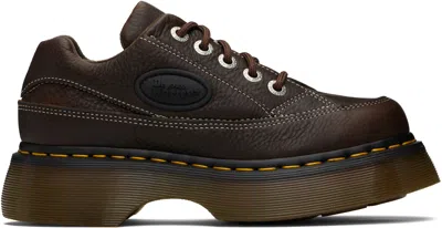 Dr. Martens' Brown Buzz 5-eye Grizzly Leather Derbys