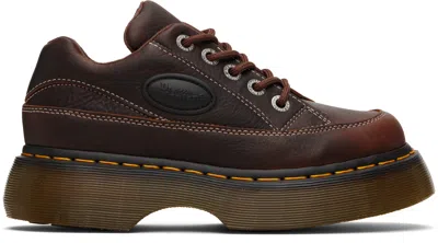 Dr. Martens Brown Buzz 5-eye Grizzly Leather Derbys