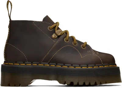 Dr. Martens' Church Quad Arc Platform Boot In Brown, Women's At Urban Outfitters