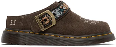 Dr. Martens' Brown Isham Mule Loafers