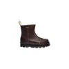 Dr. Martens Brown Leather Ankle Boots In Brown