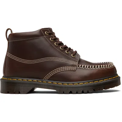 Dr. Martens Brown Leather Lowell Chukka Ankle Boots