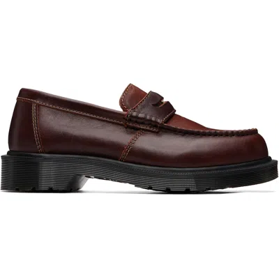 Dr. Martens Brown Penton Classic Calf Leather Loafers