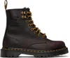 Dr. Martens' Brown Thisisneverthat Edition 1460 Tint Boots In Chestnut Brown Waxed