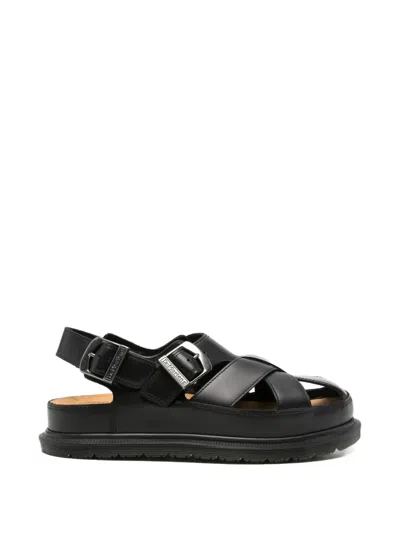 Dr. Martens Buckle-fastening Caged Sandals In Multi