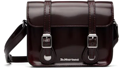 Dr. Martens' Burgundy 7 Inch Vegan Crossbody Bag
