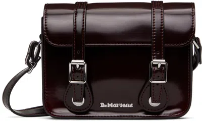 Dr. Martens' Burgundy 7 Inch Vegan Crossbody Bag In Cherry Red Oxford Ru