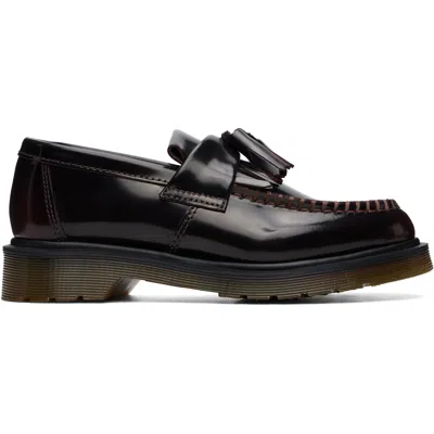 Dr. Martens バーガンディ Adrian Arcadia レザー タッセル ローファー In Brown
