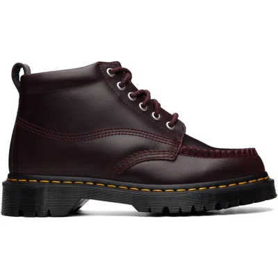 Dr. Martens バーガンディ Lowell チャッカブーツ In Brown