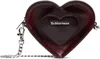 Dr. Martens' Burgundy Mini Heart Bag