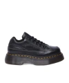 Dr. Martens' 1461 Ii Tumbled Nubuck Leather Platform Casual Shoes In Black