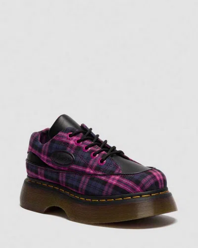 Dr. Martens' Buzz 5-eye Tartan Shoes In Multi