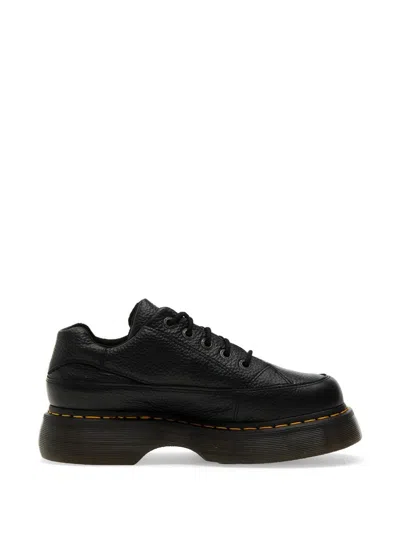 Dr. Martens Buzz 5-eye Leather Platform Shoes In Black