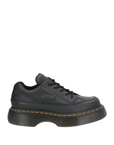 Dr. Martens Buzz 5i Milled Nappa Woman Sneakers Black Size 8 Leather