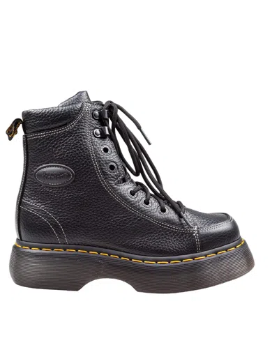 Dr. Martens Buzz 8i 8-eye Leather Ankle Boot, Black