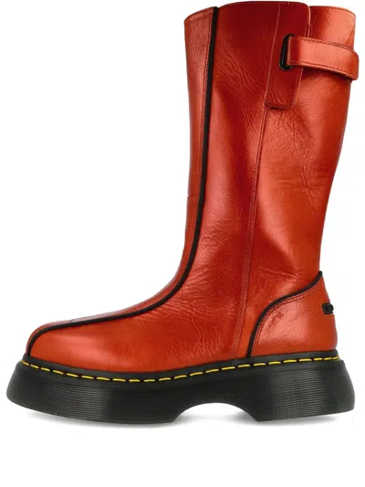 Dr. Martens Buzz Hi Boots In Red
