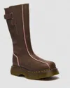 Dr. Martens Buzz Hi Wyoming Leather Boots In Brown