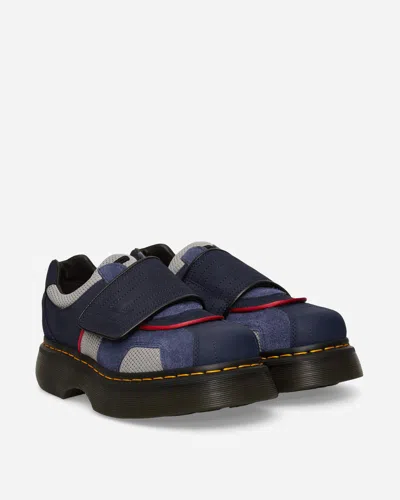 DR. MARTENS WOMEN S BUZZ STRAP MIX MATERIAL SHOES MIDNIGHT