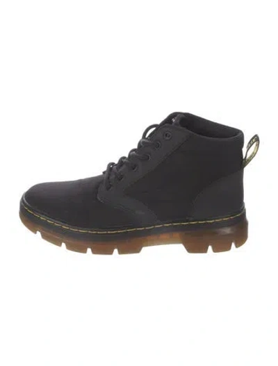 Pre-owned Dr. Martens Canvas Lace-up Boots In Black