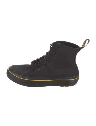 Pre-owned Dr. Martens Canvas Sneakers In Black