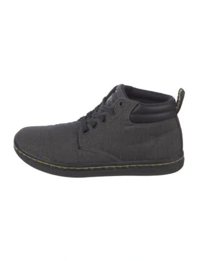 Pre-owned Dr. Martens Canvas Sneakers In Black