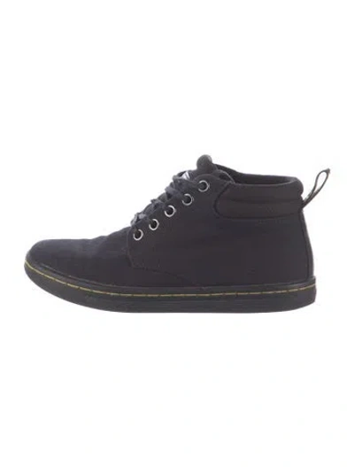 Pre-owned Dr. Martens Canvas Sneakers In Black