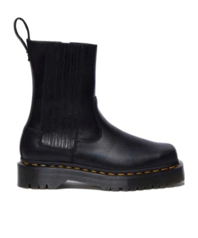Dr. Martens Amaayah Lo Orleans Combat Boots In Black