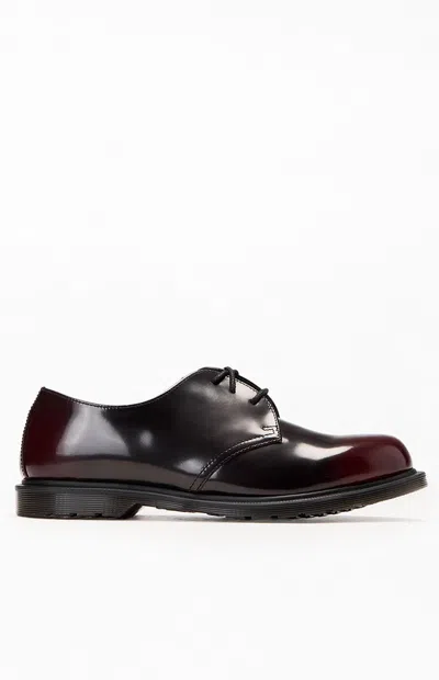 Dr. Martens Cherry Red Arcadia Mayfar Leather Shoes In Multi