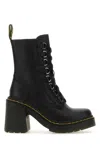 Dr. Martens' Chesney Leather Flared Heel Lace Up Boots