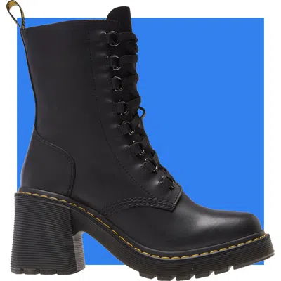 Dr. Martens Chesney Lace-up Boot In Black Leather