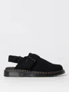 Dr. Martens' Black Isham Desert Oasis Suede Mules In 黑色