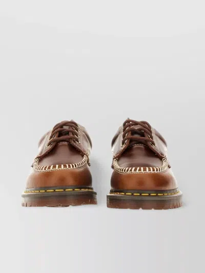 Dr. Martens' Chunky Sole Loafers Contrast Stitching