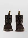 Dr. Martens' Chunky Sole Suede Pull Tab Boots