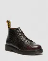 Dr. Martens' Church Crocodile Analine Leather Ankle Boots In Brown