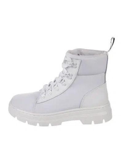 Pre-owned Dr. Martens Combat Boots In Neutral