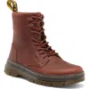 Dr. Martens Combs Lace-up Boot In Cashew