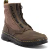 Dr. Martens Combs Lace-up Boot In Dark Khaki/olive