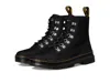 Dr. Martens Combs Poly Casual Boots In Black