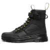 Dr. Martens' Dr. Martens Combs Tech Coated Canvas Casual Boots 'black Yellow'