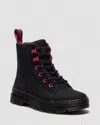 Dr. Martens' Combs W Suede Utility Boots In Black