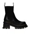 Dr. Martens Corran Chelsea Atlas Leather Heeled Boots In Black