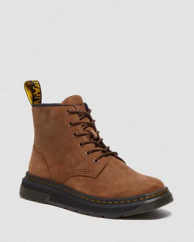 Dr. Martens' Crewson Chukka Dapple Buck Casual Boots In Brown