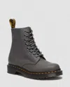 Dr. Martens' 1460 Pascal Virginia Leather Boots In Grau