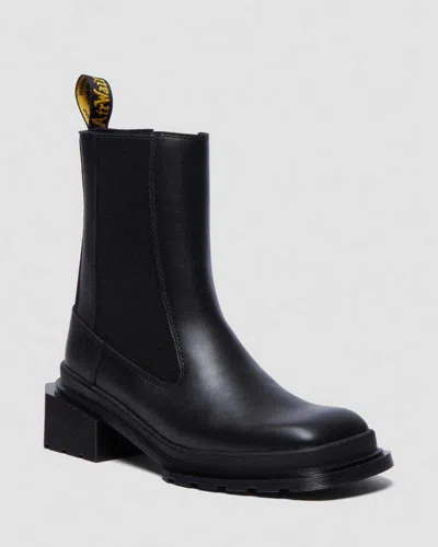 DR. MARTENS' MAYBOLE SQUARE TOE LEATHER CHELSEA BOOTS